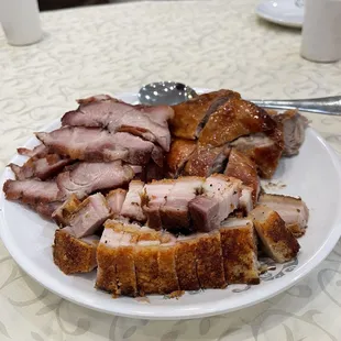 Three item bbq meat item