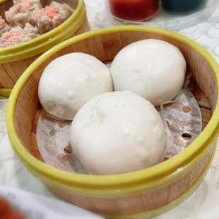 Egg Yolk Bun $5.50; Siu Mai $5.50 /skip, skip