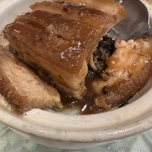 Stew Pork Belly Pot