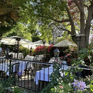 Outside seating area