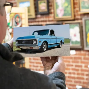 Do you believe in love at first sight? A sweet hot rod on metal