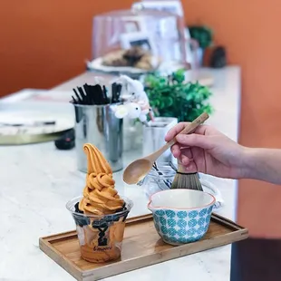 Soft serve ice cream ^0^