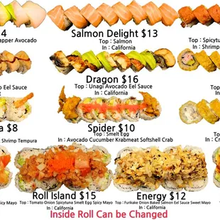 specialty rolls