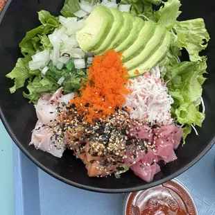Mixed Poke Bowl: fresh, delicious, and filling
