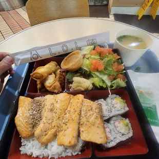 Salmon Bento $19