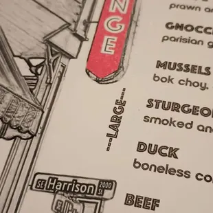 Well designed, unpretentious menus.