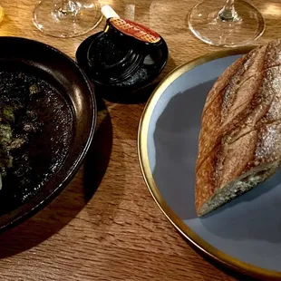 Leeks, Caviar, Bread &amp; Butter