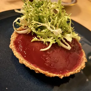 Chicken Liver Mousse Tartlet