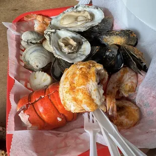 Steamed Seafood