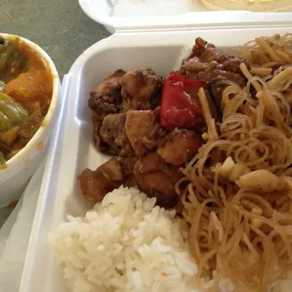 Chicken Pancit or Vegetables