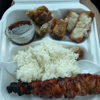 Chicken or Pork Skewers