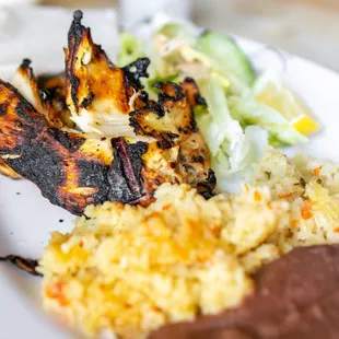 Gallina Asada ($23) choice of chicken breast or leg &amp; thigh