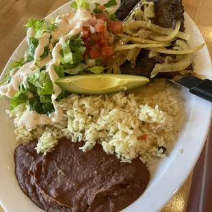 Carne Asada Plate