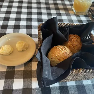 Rolls and butter