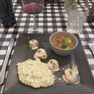 Scollops, Risotto &amp; ratatouille