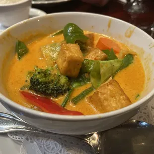 Panang Curry with tofu!!