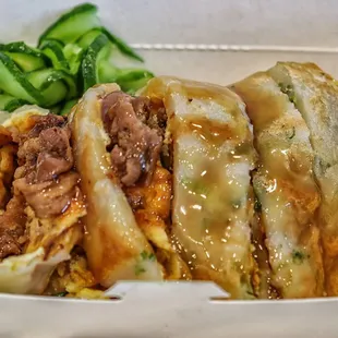 House BBQ Pork Taiwanese Style Egg Pancake