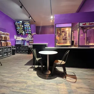 the inside of a store