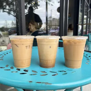 Caramel Latte with Oatmilk, Caramel Pumpkin Latte, Caramel Latte with Almond Milk