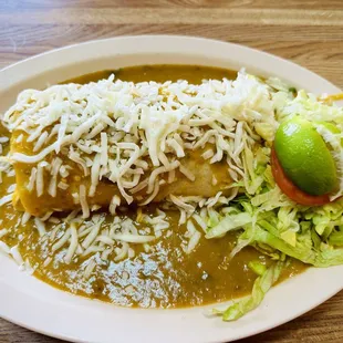 Carne Asada smothered burrito