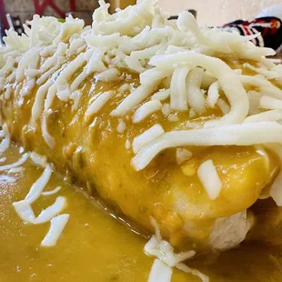 Carne Asada smothered burrito