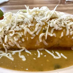 Carne Asada smothered burrito