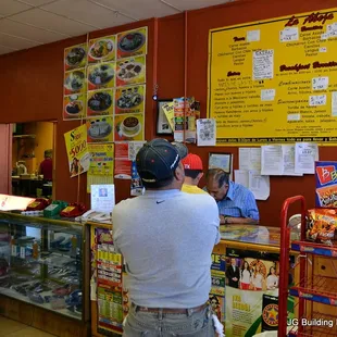 Lots of workers came in, speaking Spanish to &quot;El Patron&quot;.  Great for them to be able to get some real Mexican food for lunch.