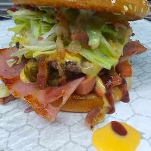La Aguacatona burger