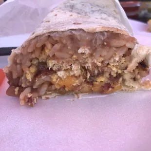 Bacon Breakfast Burrito