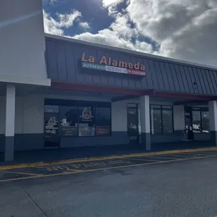 The outside of the restaurant