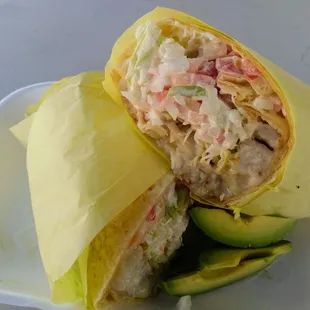 Grilled Fish Burrito