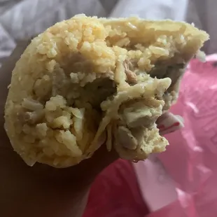 Super burrito. They're not shy with the rice