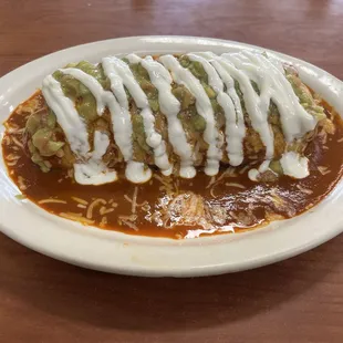 Wet burrito