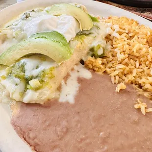 Chicken enchilada verde