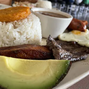 a plate of food