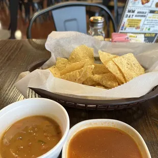 Seat yourself! Chips served on arrival :d