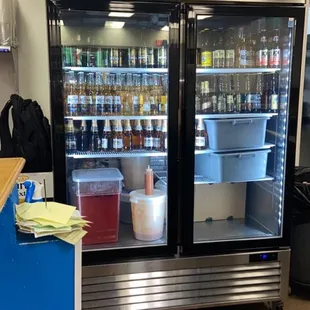 a refrigerated refrigerator