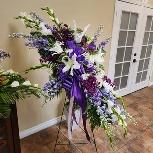 standing spray across with white dove any colors  195.99 plus tax.