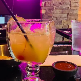 Wonderful bar!  Coconut Margarita!