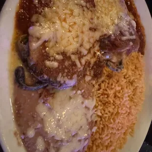 Poblano stuffed chiles