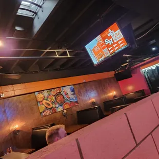 interior, sushi and sashimi