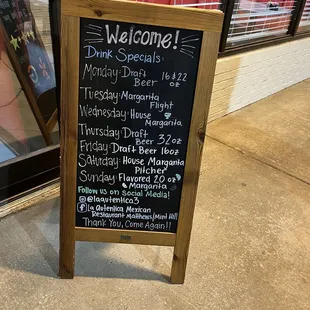 Menu - specials (12/4/2023)