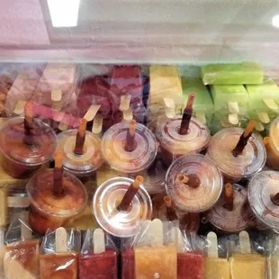 a variety of desserts