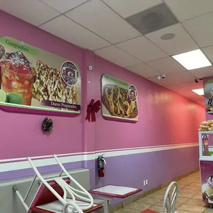 the interior of a restaurant