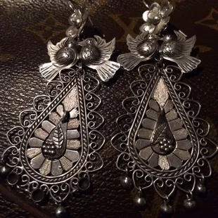 One of the pairs of earrings I bought.