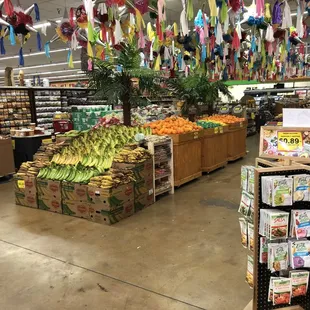 a variety of fruits and vegetables