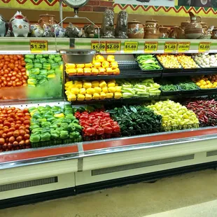 a variety of fruits and vegetables