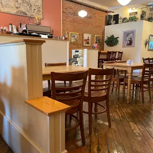 Plenty of dining room seating