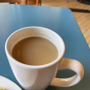 Latte with a double shot of espresso