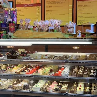 a variety of pastries